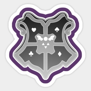 Deltarune Houses Shield Sticker